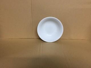 Lot of Approx. 24 White Oatmeal Bowls 6". New