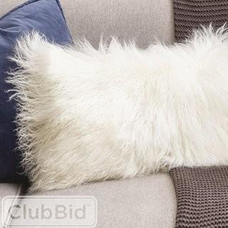 Zipcode Design Becky Lamb Fur Lumbar Pillow (ZIPC4172_18836334)