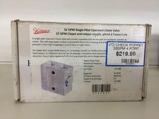 Winner 32 GPM Single Pilot Operated Check Valve 