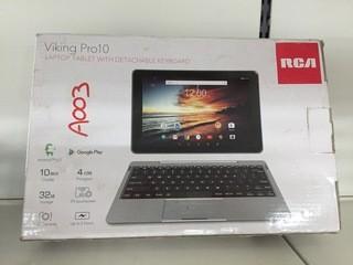 Viking Pro 10 Laptop Tablet With Detachable Keyboard