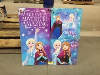 Lot of (3) Frozen Canvas Pictures