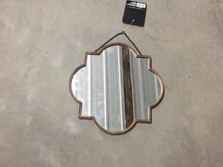 Hanging Wall Mirror Approx. 12"x 12"