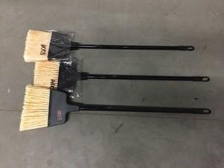 Lot of (3) Brooms