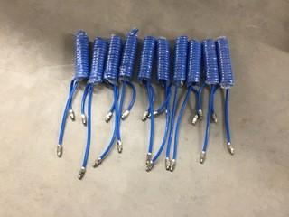 Lot of (10) Air Hoses