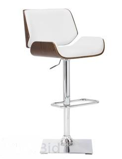 Sunpan Modern Kinley Adjustable Height Swivel Bar Stool  - White(SNPN452920659529)