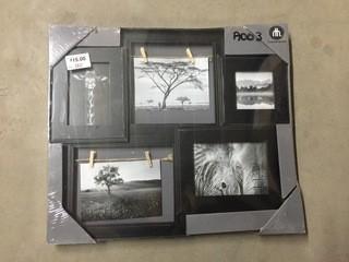 Lot of (2) Collage Frame with Clips