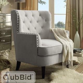 iNSTANT HOME Chrisanna Wingback Chair - Beige(ITHO1000_16554135)