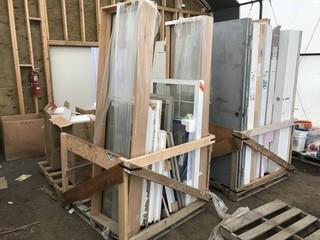 Lot of   Assorted Styles & Sizes of Dual Pane Windows.