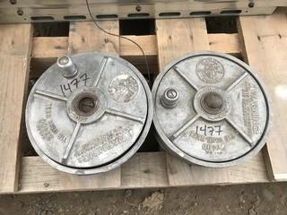 Lot of (2) Klein Tools Tie Wire Wheels.