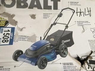 Kobalt 21" Corded Electric Lawn Mower.