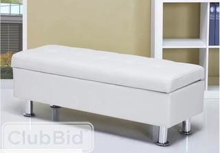 Wade Logan Spirit Lake Ottoman - White(WADL444816518683)