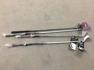 Lot of (4) Left Handed Golf Clubs