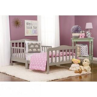 Dream On Me Classic Toddler Bed - Grey (DOM1952_21577685)