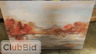 Great Big Canvas 'Painted Desert' by Silvia Vassileva Painting Print on Canvas 24" x 36" (GBCN414416782666)