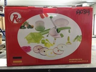 Lot of (2) Roto Chef Food Prep System