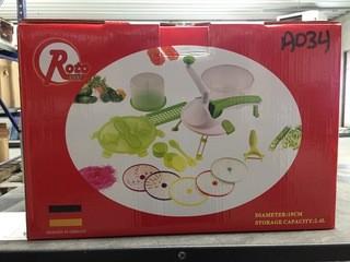Lot of (2) Roto Chef Food Prep System