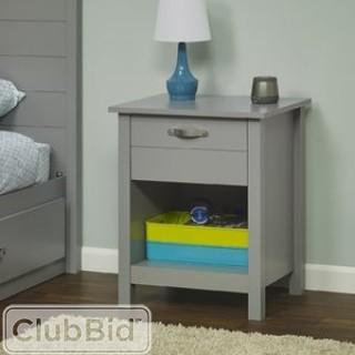 Viv + Rae Laurel 1 Drawer Nightstand - Grey (VVRE3852_24100984)